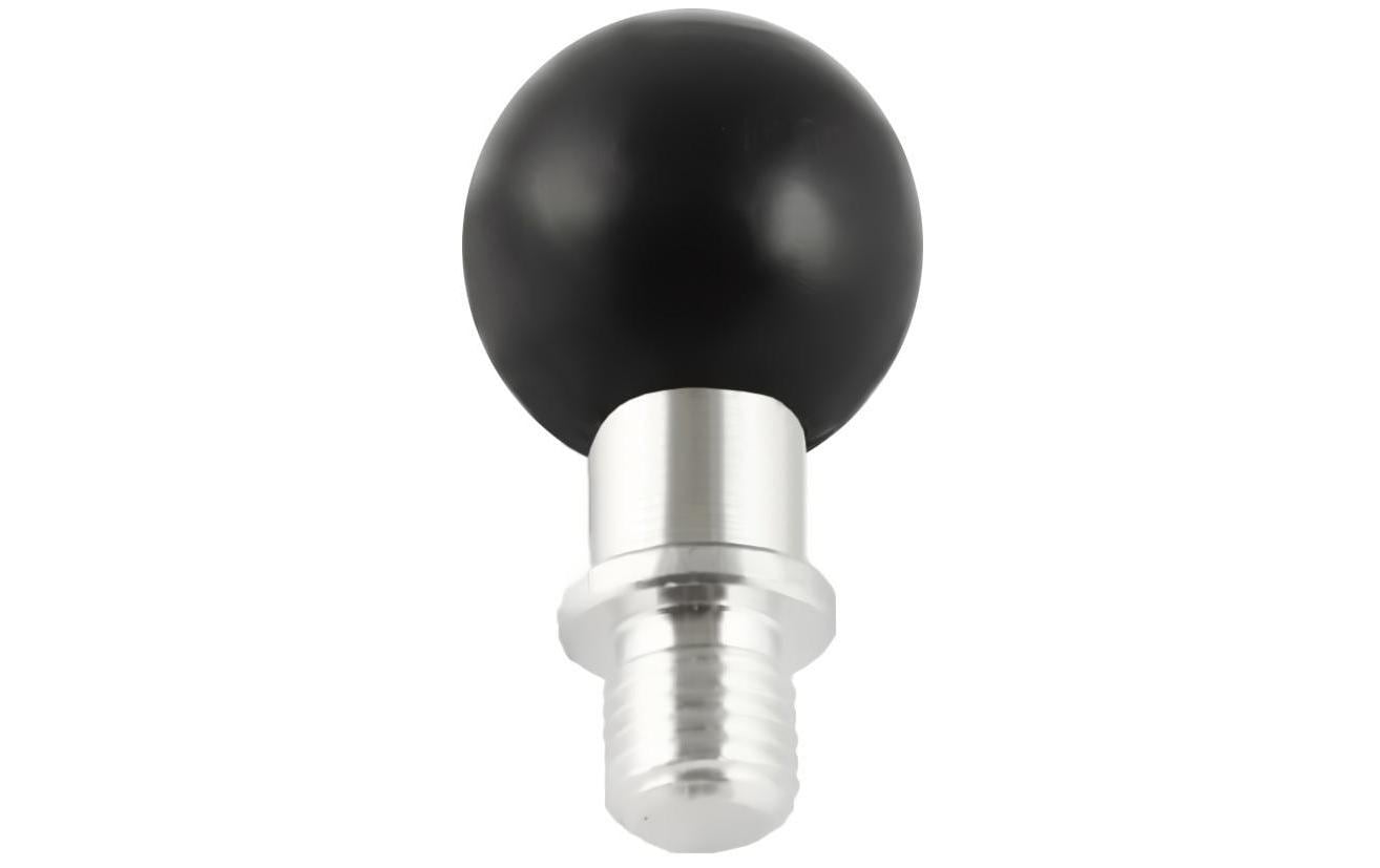 RAM Mounts RAM-B-349-1U – Montage-Basis, für Lenker, 1 Ball, Aluminium, modular erweiterbar, Schwarz/Silber