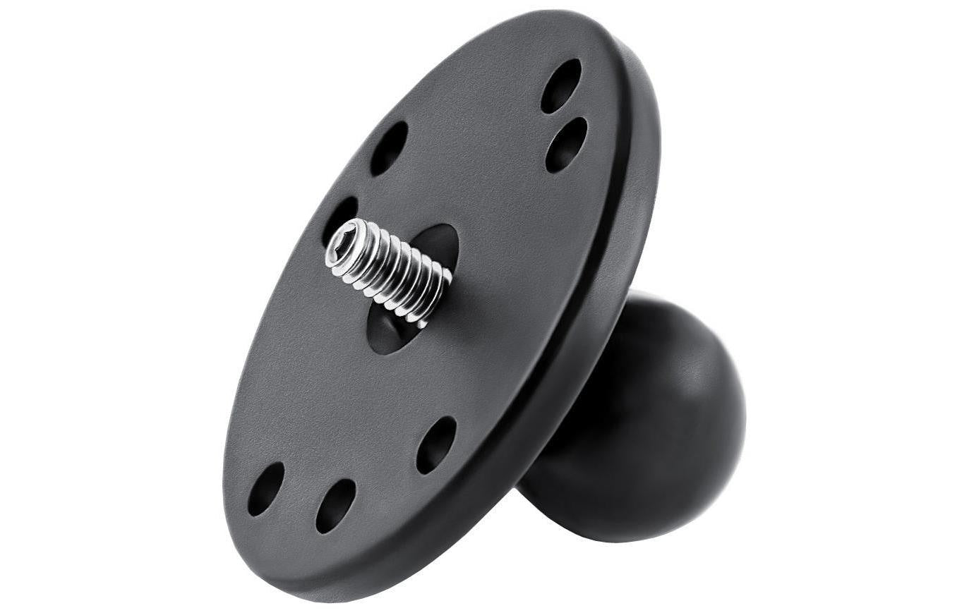 RAM Mounts RAM-B-202AU Kugel-Adapter – 1/4" Gewinde – für Contour GPS, Contour HD, Gobandit GPS-HD und andere – Schwarz