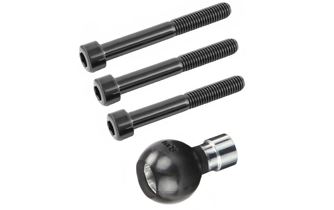 RAM Mounts RAM-B-367U – Montagezubehör, Kugeldurchmesser 1", Aluminium/Gummi, Schwarz