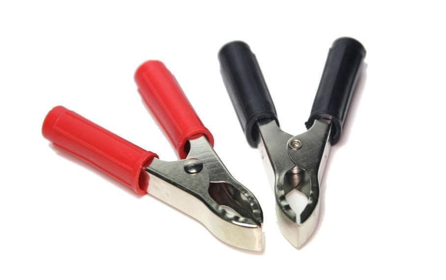 EP Product Klemmen – 4 mm, Rot/Schwarz, 2 Stück