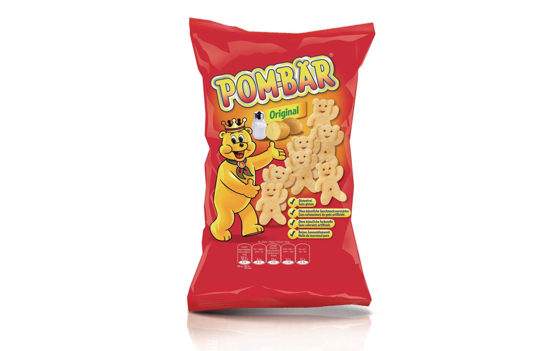 POM-BÄR Chips – Original – 102 g