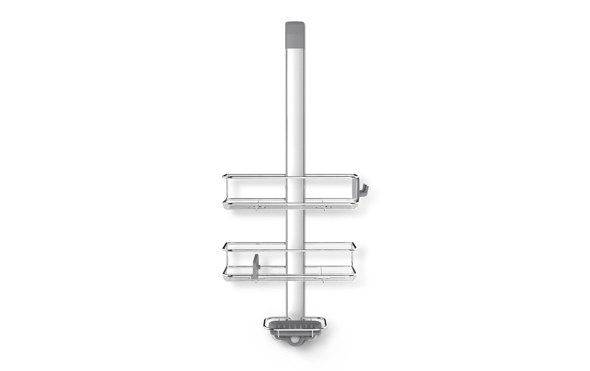 simplehuman Aufbewahrungsbox (Bad) – 33,9×14,9×84 cm, Aluminium/Edelstahl