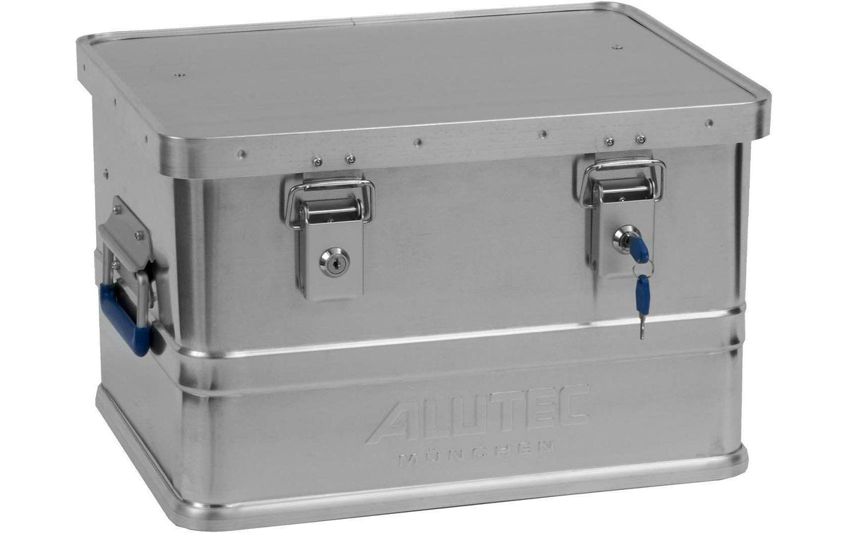 Alutec Classic 30 Aufbewahrungsbox 30 l – abschliessbar, mit Deckel, B 335 × H 270 × T 430 mm