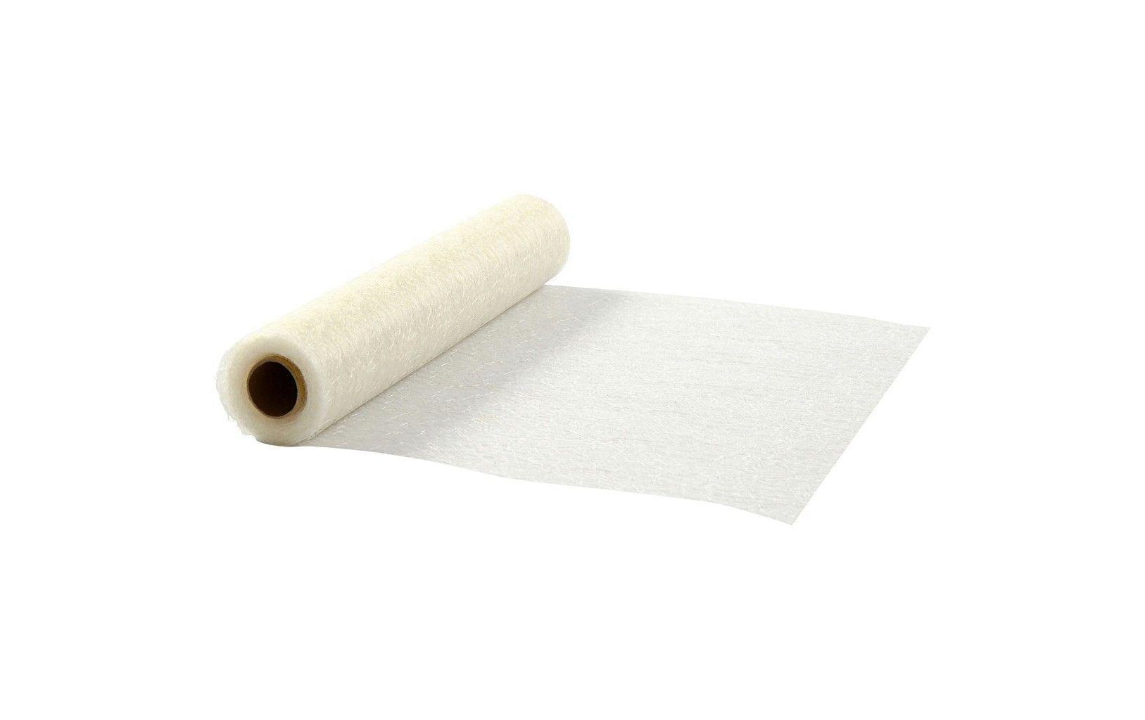 Creativ Company Tischläufer auf Rolle – 30 cm×10 m, Polyester, Creme