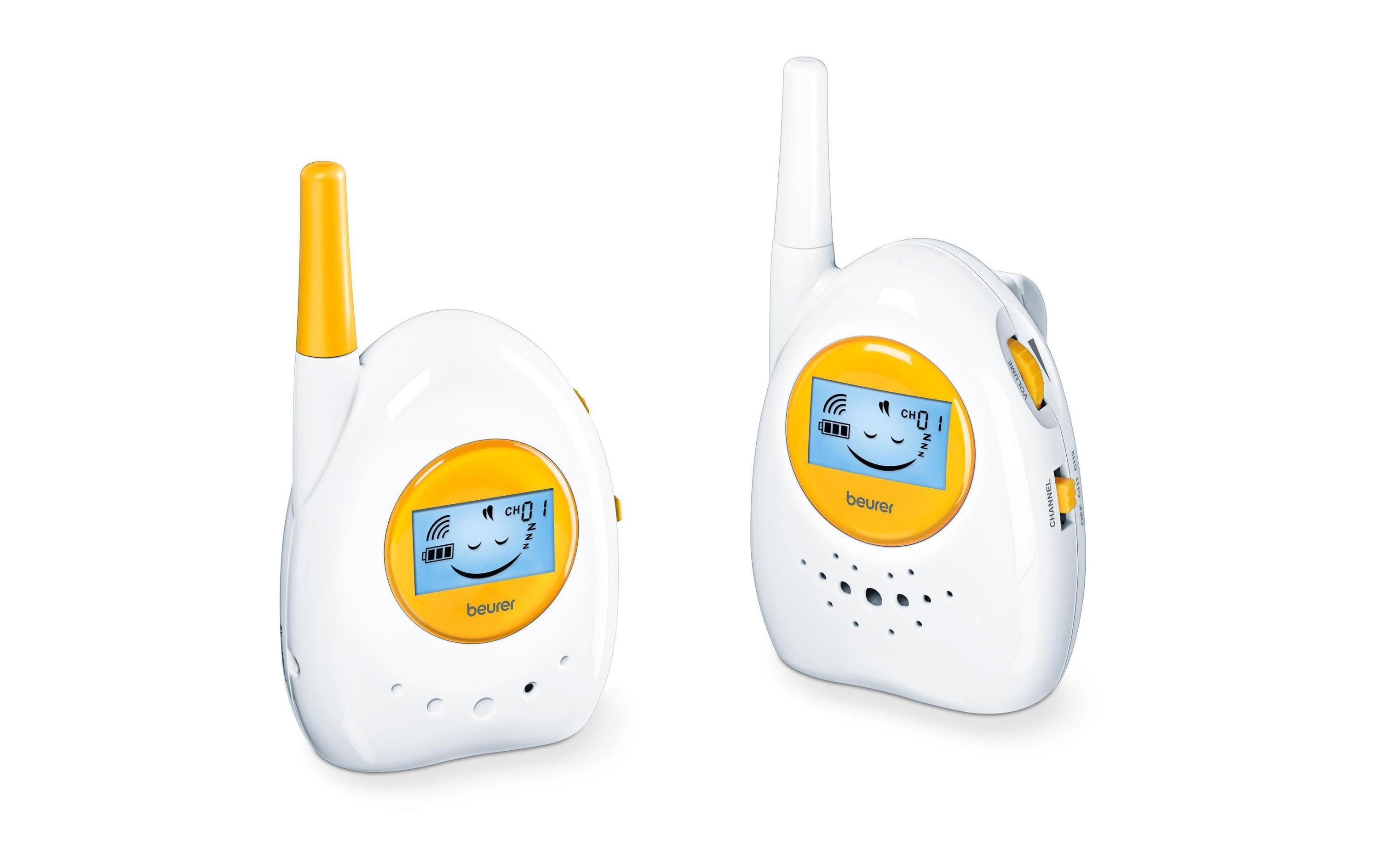 Beurer BY 84 Audio-Babyphone – Akku-/Netzbetrieb – Kabellos – Geräuschesensor – Reichweite 800 m