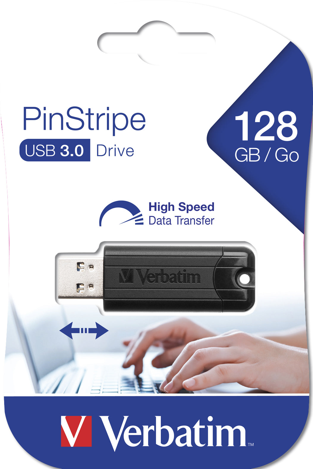 Verbatim USB-Stick – 128 GB, USB 3.0, recyclingfähig