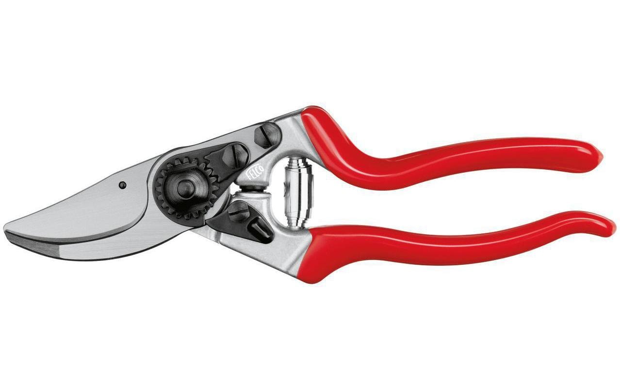 Felco 8 – Gartenschere 25 mm, Aluminiumgriff, Sicherheitssperre, Rot