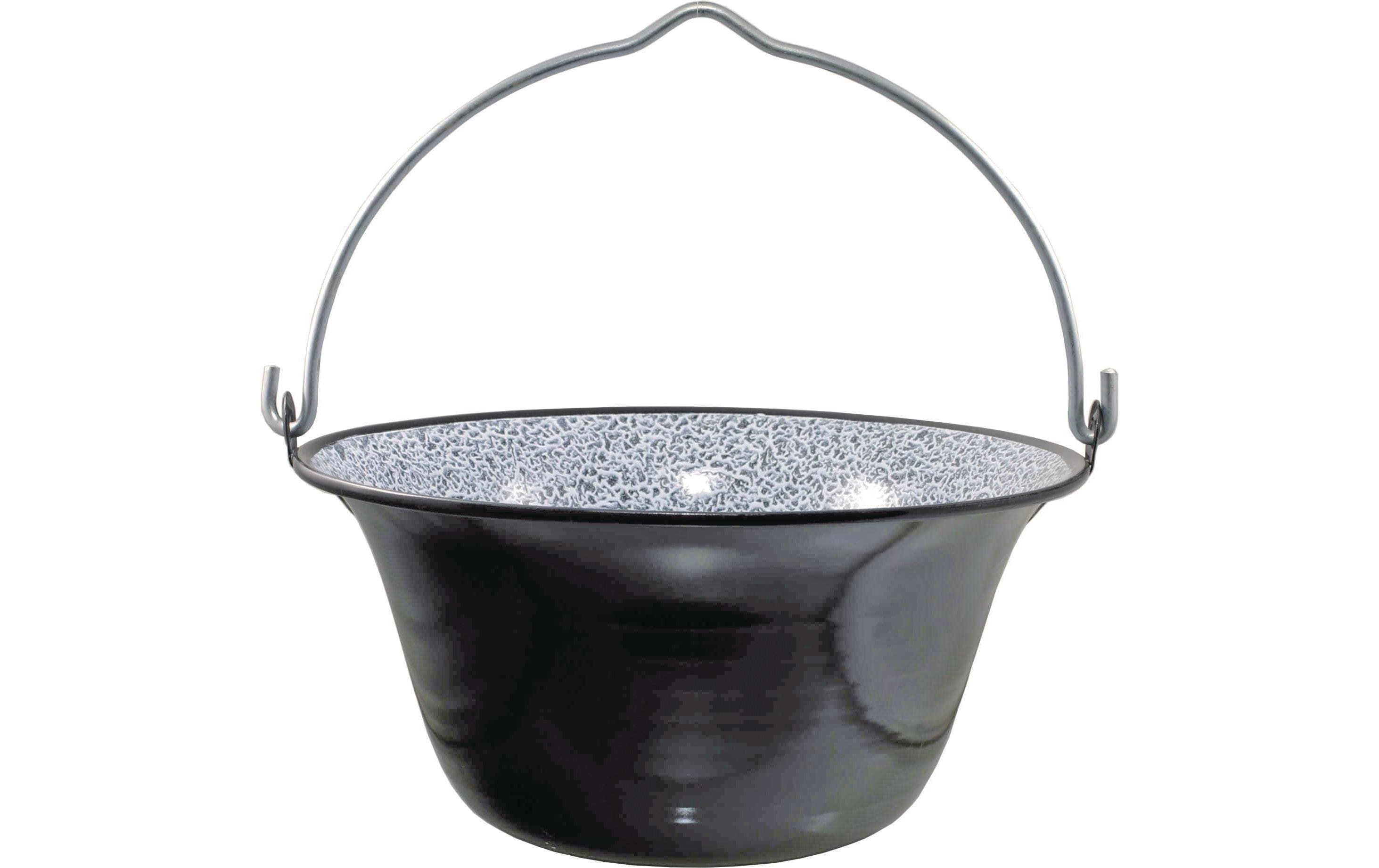 Garcima Kochtopf – 16 l, Ø 44 cm, Stahl, Emaille, für Grillrost