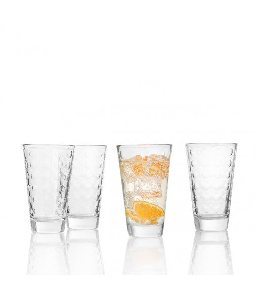 LEONARDO Trinkglas – 0,30 l, Glas, transparent, spülmaschinenfest, 6 Stück