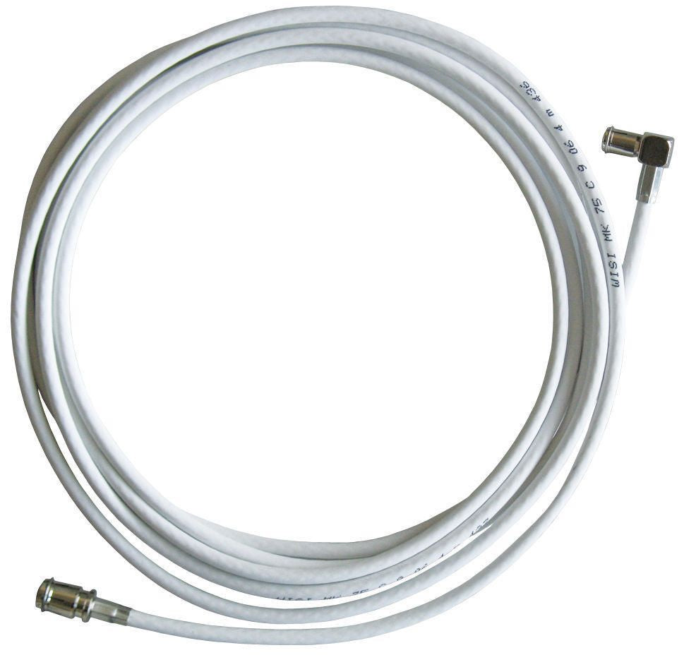 Axing Koax-Antennenkabel (IEC) – 3 m – Weiss – für Cablecom-Modem
