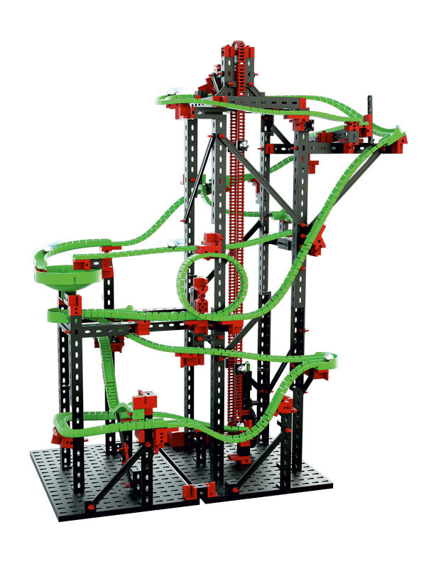 fischertechnik Dynamic L2 Kugelbahn – 778-teilig, inkl. 8 Murmeln – ab 9 J. – Kunststoff, mehrfarbig