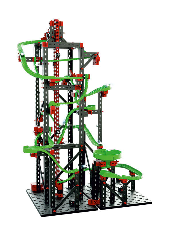 fischertechnik Dynamic L2 Kugelbahn – 778-teilig, inkl. 8 Murmeln – ab 9 J. – Kunststoff, mehrfarbig