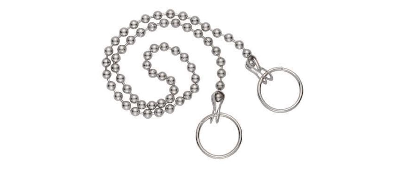 Diaqua Badekette – Metall, verchromt, 26 cm