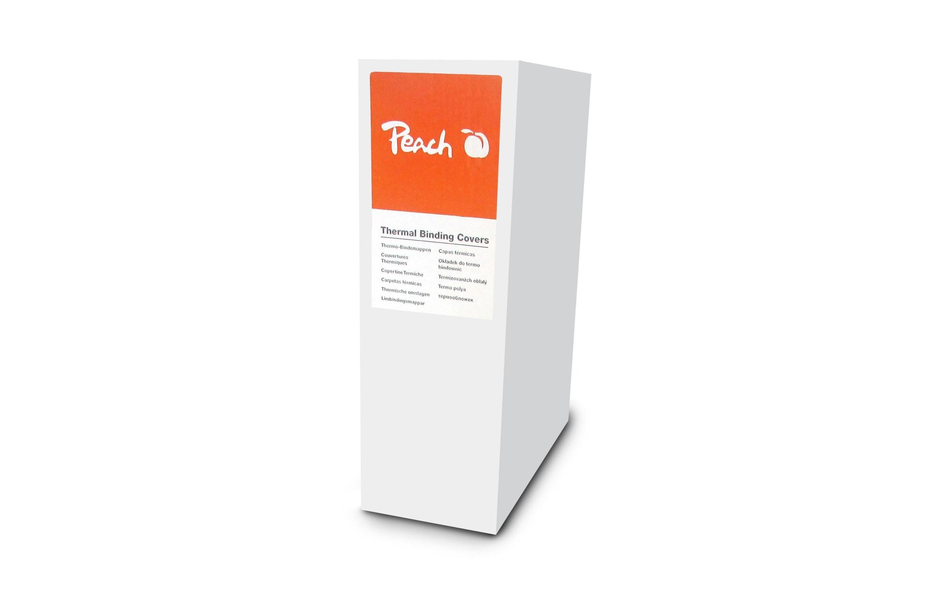 Peach Thermobindemappe – A4 – Rücken 1,5 mm – bis 15 Blatt, Weiss – 100 Stk.