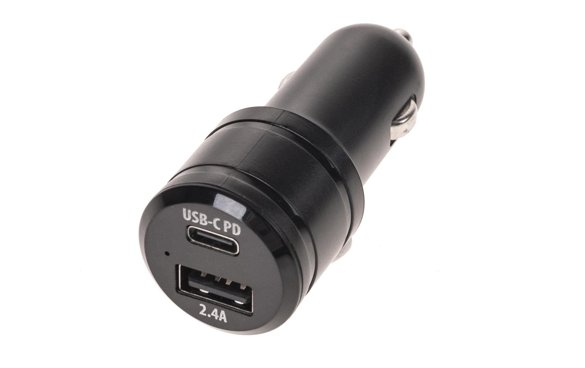 Alpha Elettronica JOIN KR130 Auto-Ladegerät 30 W – USB-C×1, USB-A×1 – PD – für 12 V KFZ-Steckdose – Schwarz