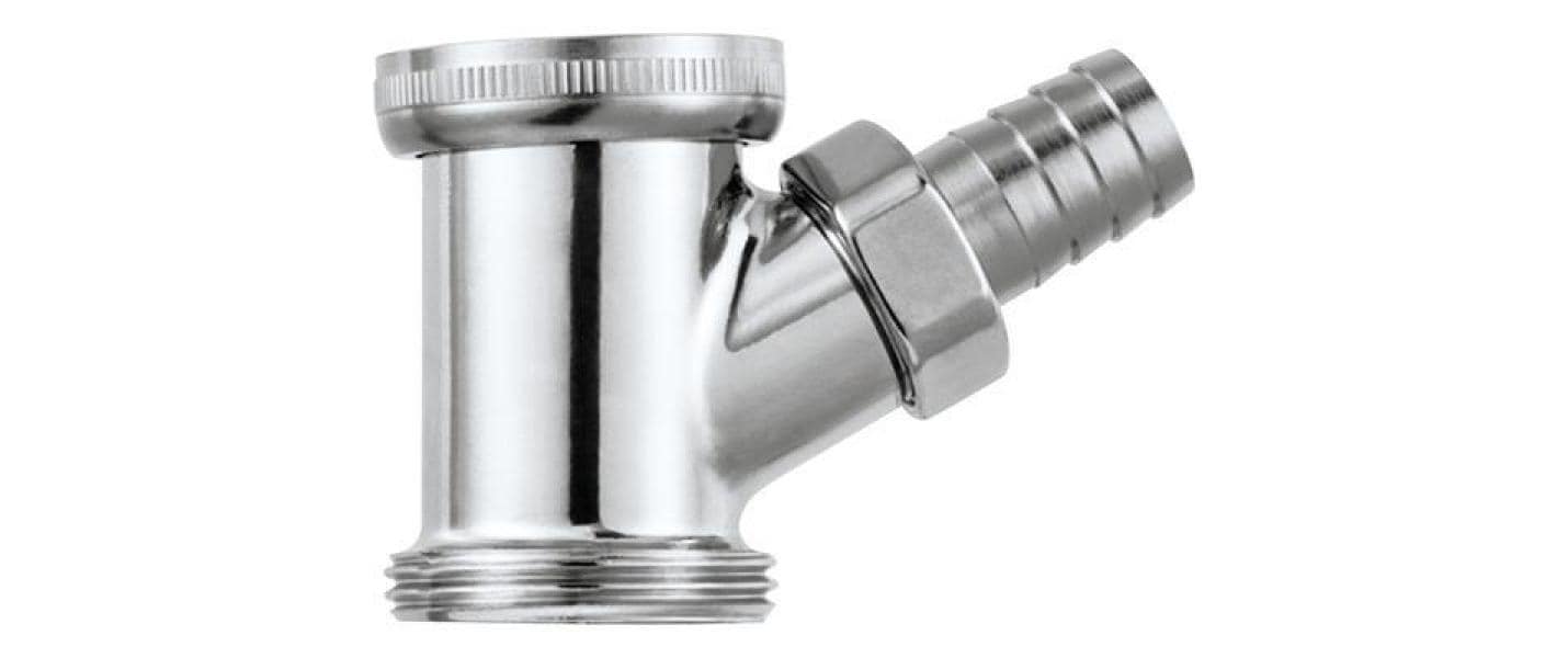 Mateu Abflussanschluss – Ø 19 mm, verchromt, Messing, für Badewanne