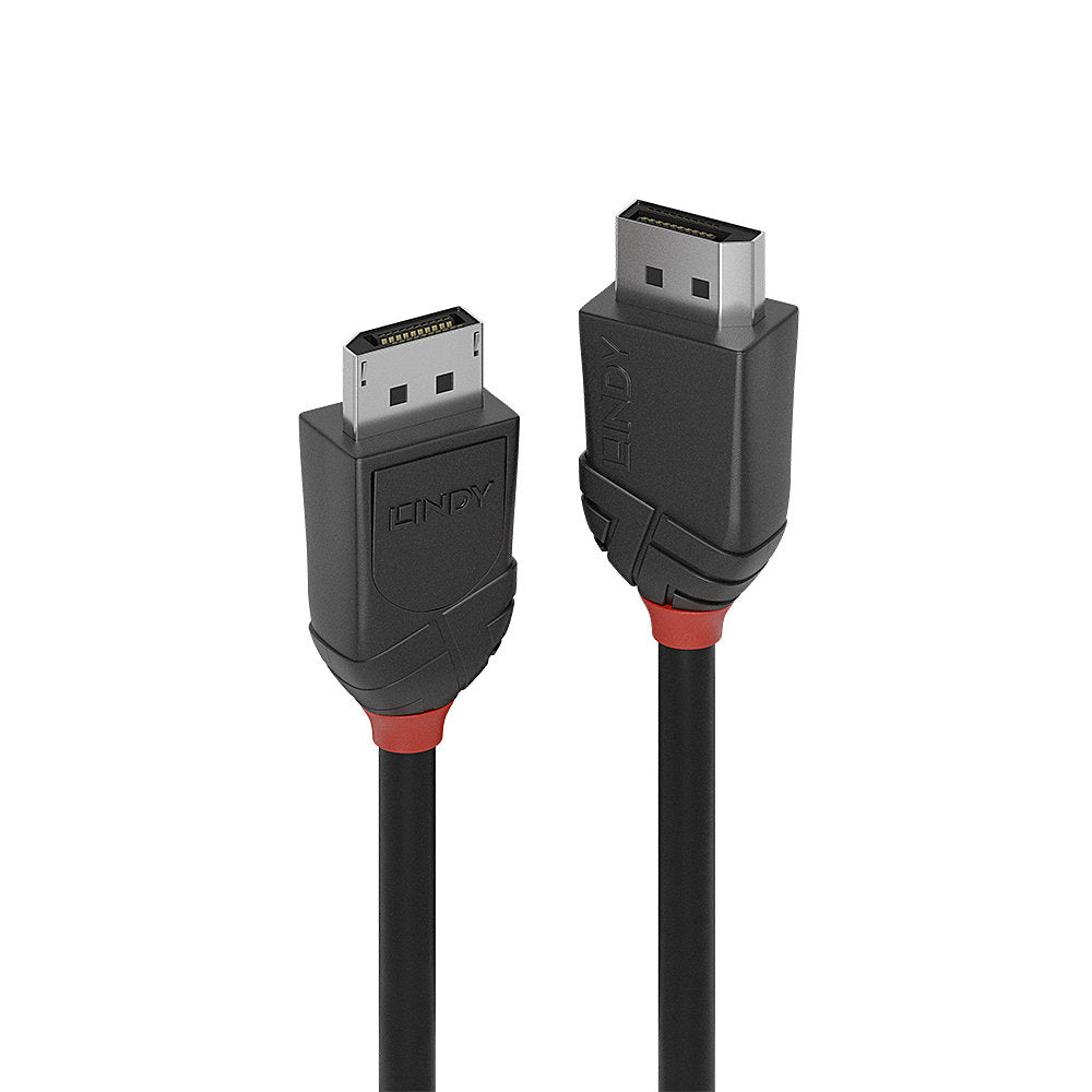 Lindy DP–DP DisplayPort-Kabel – 2 m, schwarz