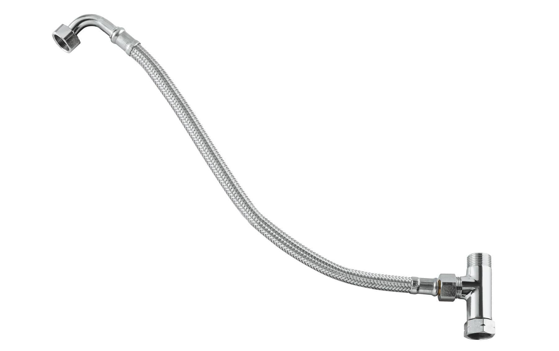GROHE Grohtherm Micro Unterputz-Badebatterie Anschluss-Set – 9,5×35×4,5 cm, Metall, Edelstahl, für 3/8"
