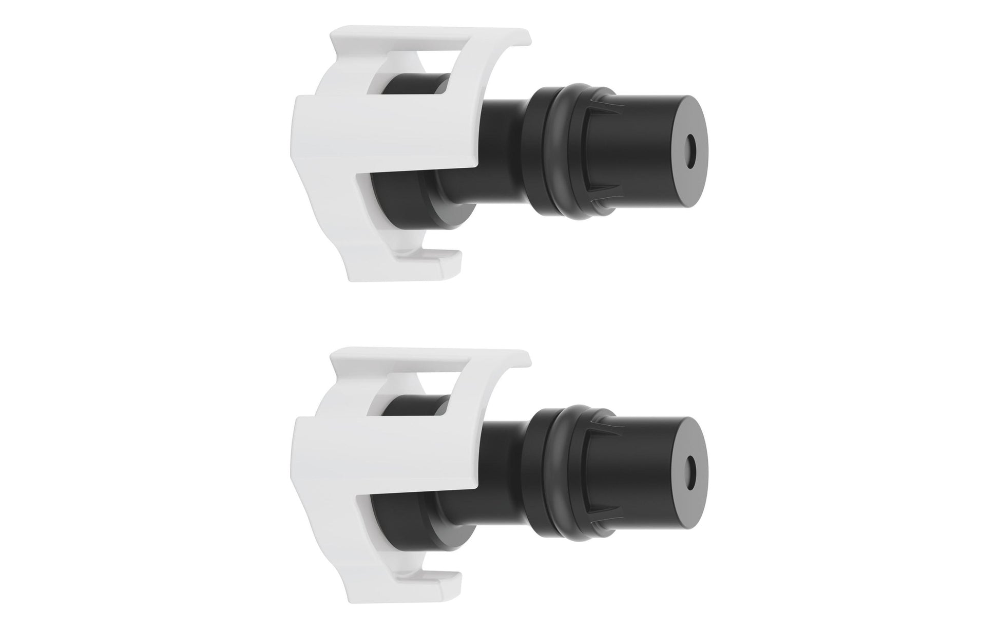 GROHE Vorabsperrung 1405300M – 5,1×7,5×7,6 cm, Kunststoff, für Armatur, Schwarz/Weiss, 2er-Set