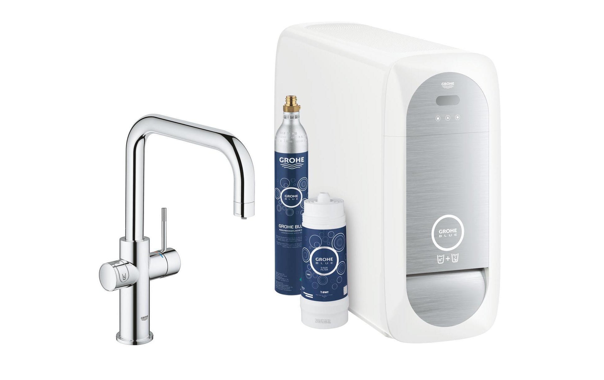 GROHE Blue Home U Auslauf – Messing, 180 W, Chrom