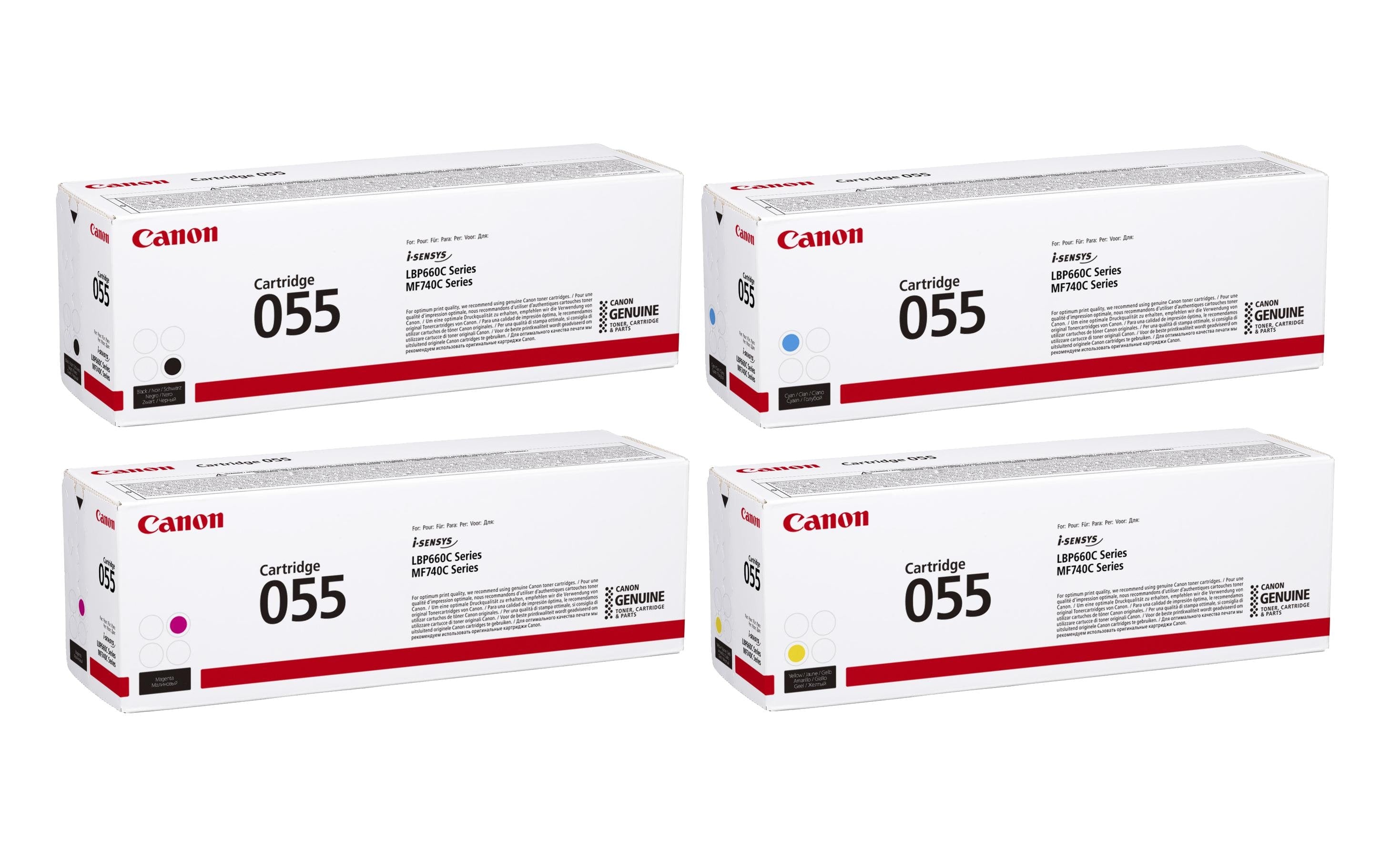 Canon Toner-Multipack – BK/C/M/Y, 2300 Seiten – für Canon LBP664/663, MF746/744/742