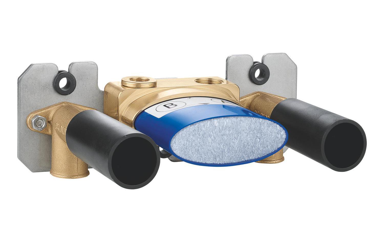 GROHE Unterputz-Einbaukörper – 1/2" Gewinde, 215 × 75 mm, Kunststoff, für Thermostat (Auf-/Unterputz)