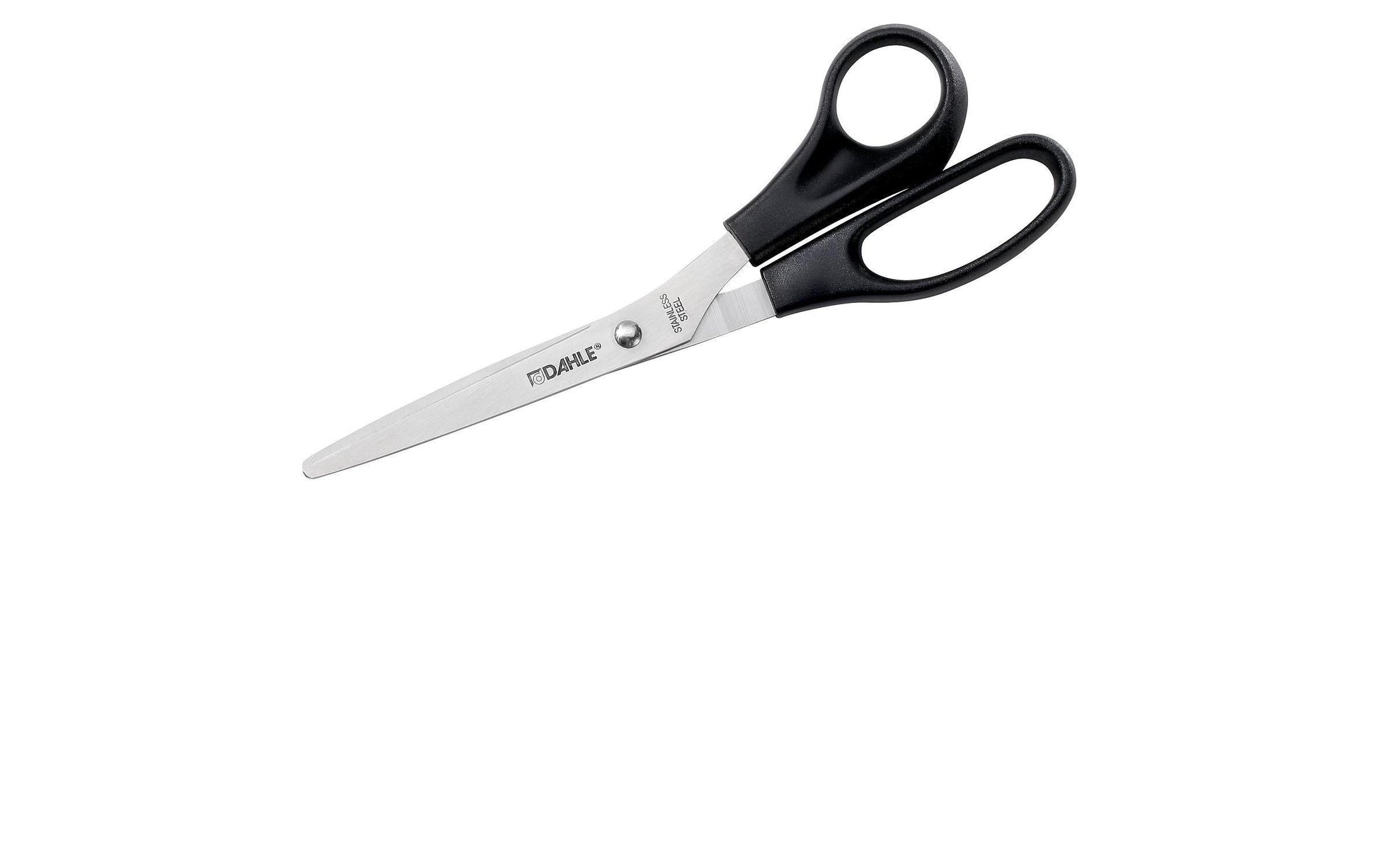 Dahle Schere 21,0 cm, für Rechtshänder – Stahl, genietet, ergonomischer Griff, schwarz