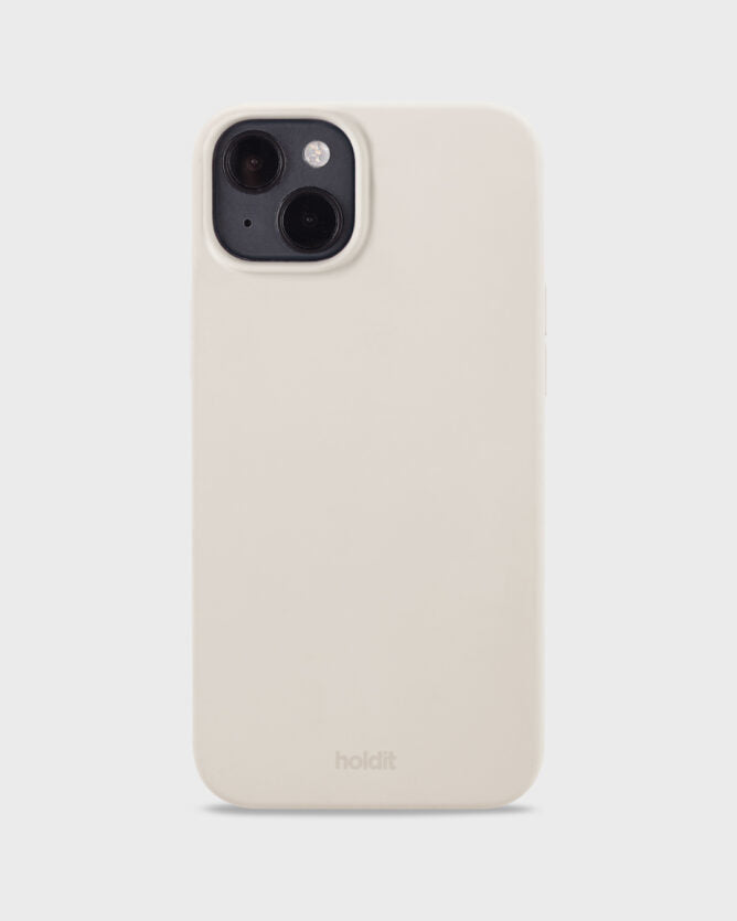 Holdit – Backcover – für Apple iPhone 15 Plus – beige – Silikon