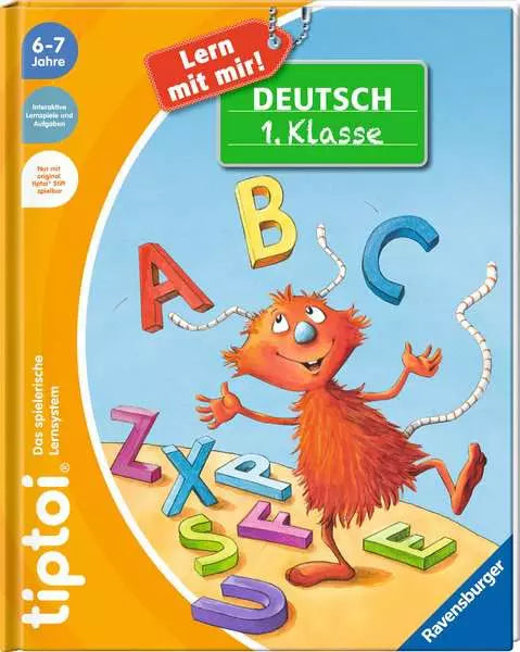 Ravensburger Lernbuch – Tiptoi Lern mit mir Deutsch 1. Klasse, Hardcover, 40 Seiten, Deutsch, 6–7 Jahre