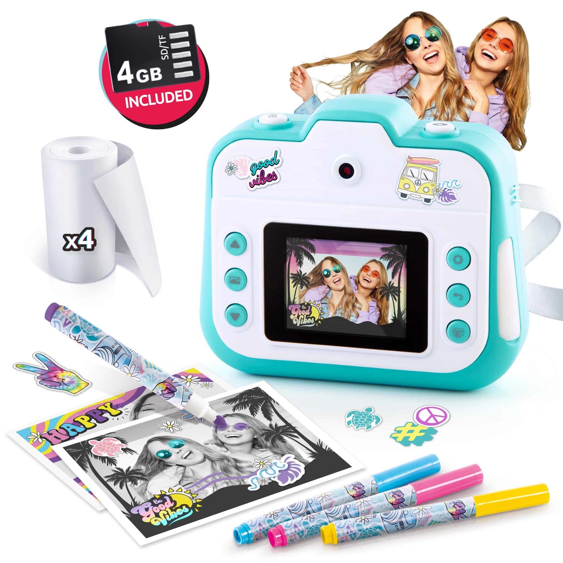 Canal Toys Photo Creator Sofortbildkamera – Hybrid-Sofortbildkamera, Sofortbildfilm, Weiss