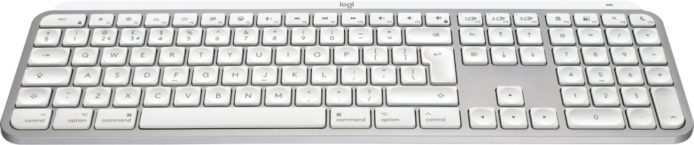 Logitech MX Keys S für Mac – Tastatur – Scherenmechanik – Bluetooth & 2,4 GHz (Logi Bolt) – beleuchtet – für Mac