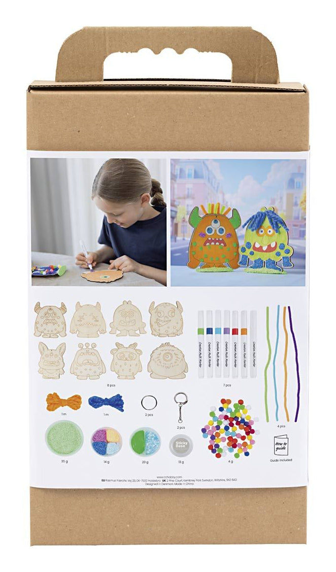 Creativ Company Allgemeines Bastelset – Monster – ab 5 Jahren