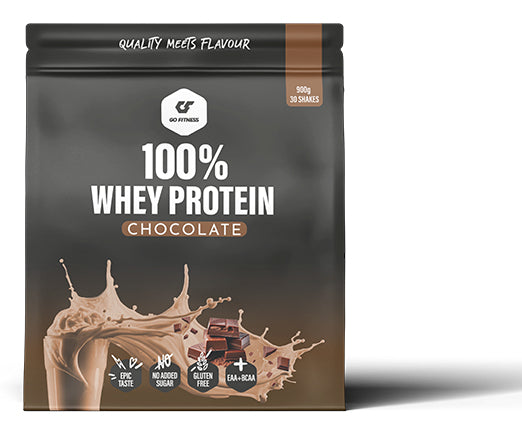 Go Fitness Whey Protein Pulver Schokolade – glutenfrei – 900 g