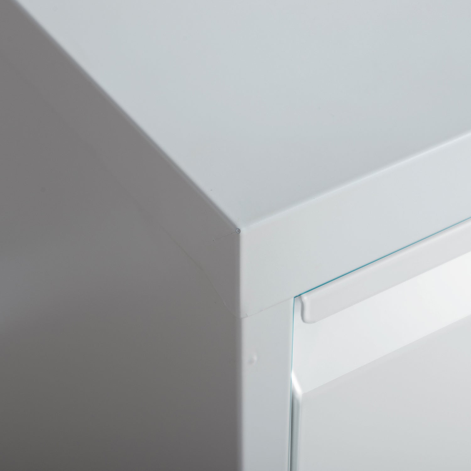 Phoenix Safe Co. FC1004GGK – Aktenschrank, 4 Schubladen, abschliessbar, Stahl, 450 × 620 × 1330 mm, Grau