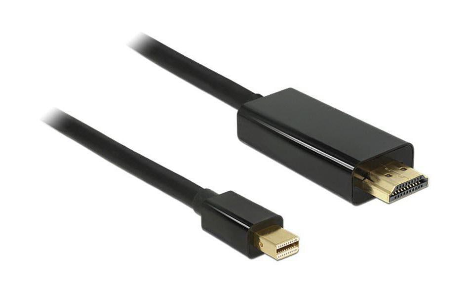 DeLOCK Mini-DisplayPort auf HDMI Kabel HDMI 1.3 1080p 60 Hz – 1 m