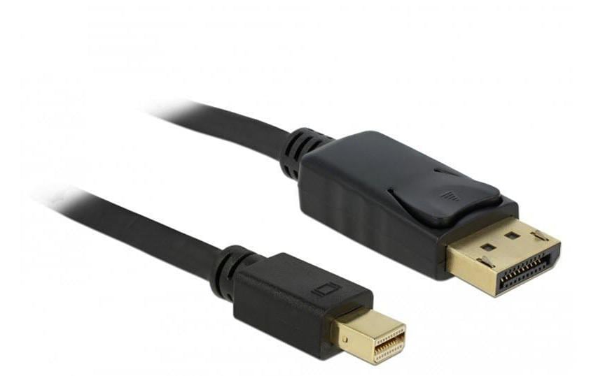 DeLOCK Mini-DisplayPort auf DisplayPort Kabel DP 1.2 4K 60 Hz – 1 m