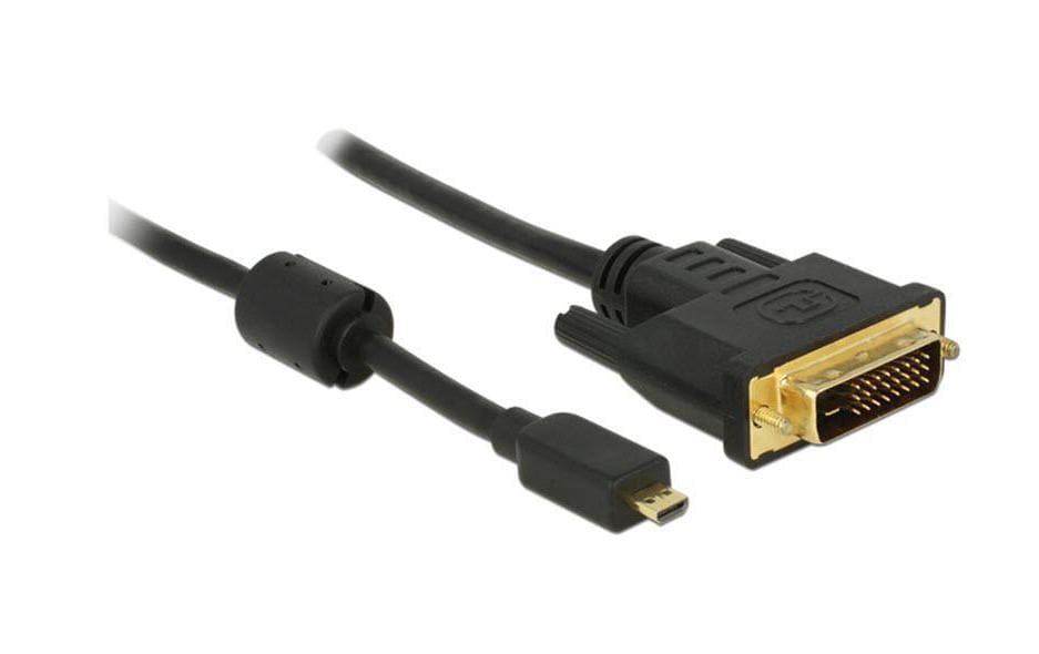 DeLOCK Micro-HDMI auf DVI-D Kabel HDMI 1.3 1920×1200 – 1 m