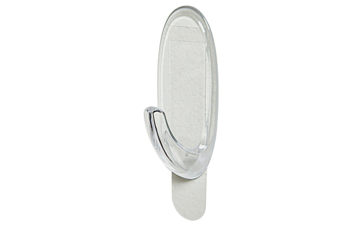 3M Command Haken – Kunststoff – Transparent – 0,9 kg – 2 Stück