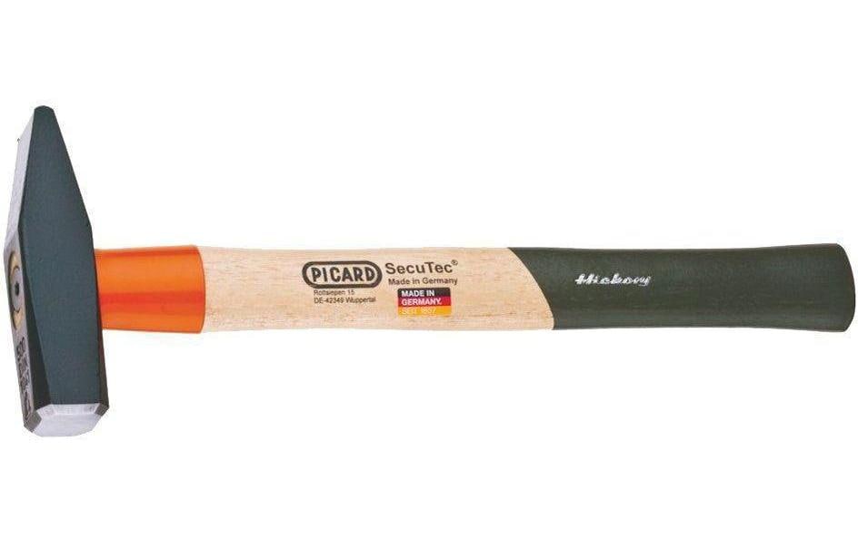PICARD SecuTec Schlosserhammer – Kopfgewicht 500 g, Länge 320 mm, Holzgriff