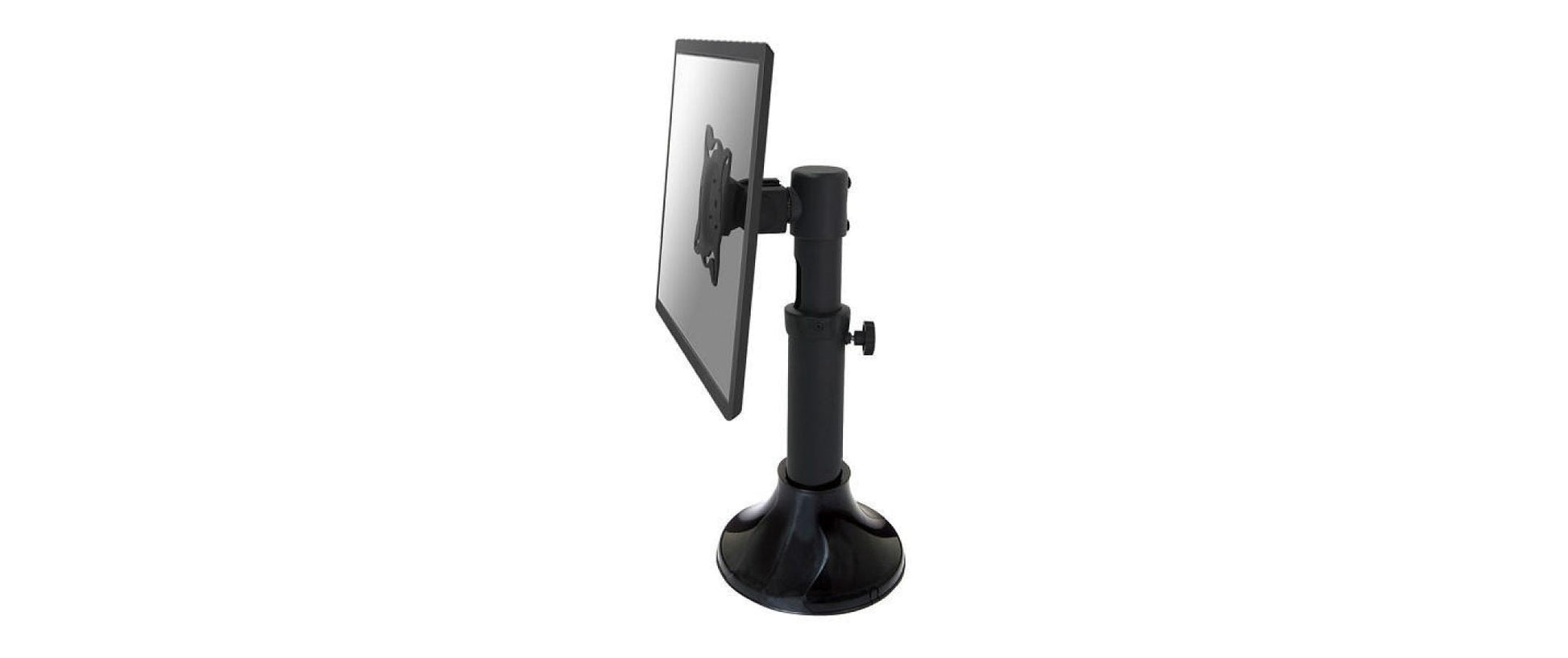 Neomounts FPMA D025BLACK – Monitorarm, Tischdurchführung, bis 30", VESA 75 × 75/100 × 100 mm, 12 kg, schwarz