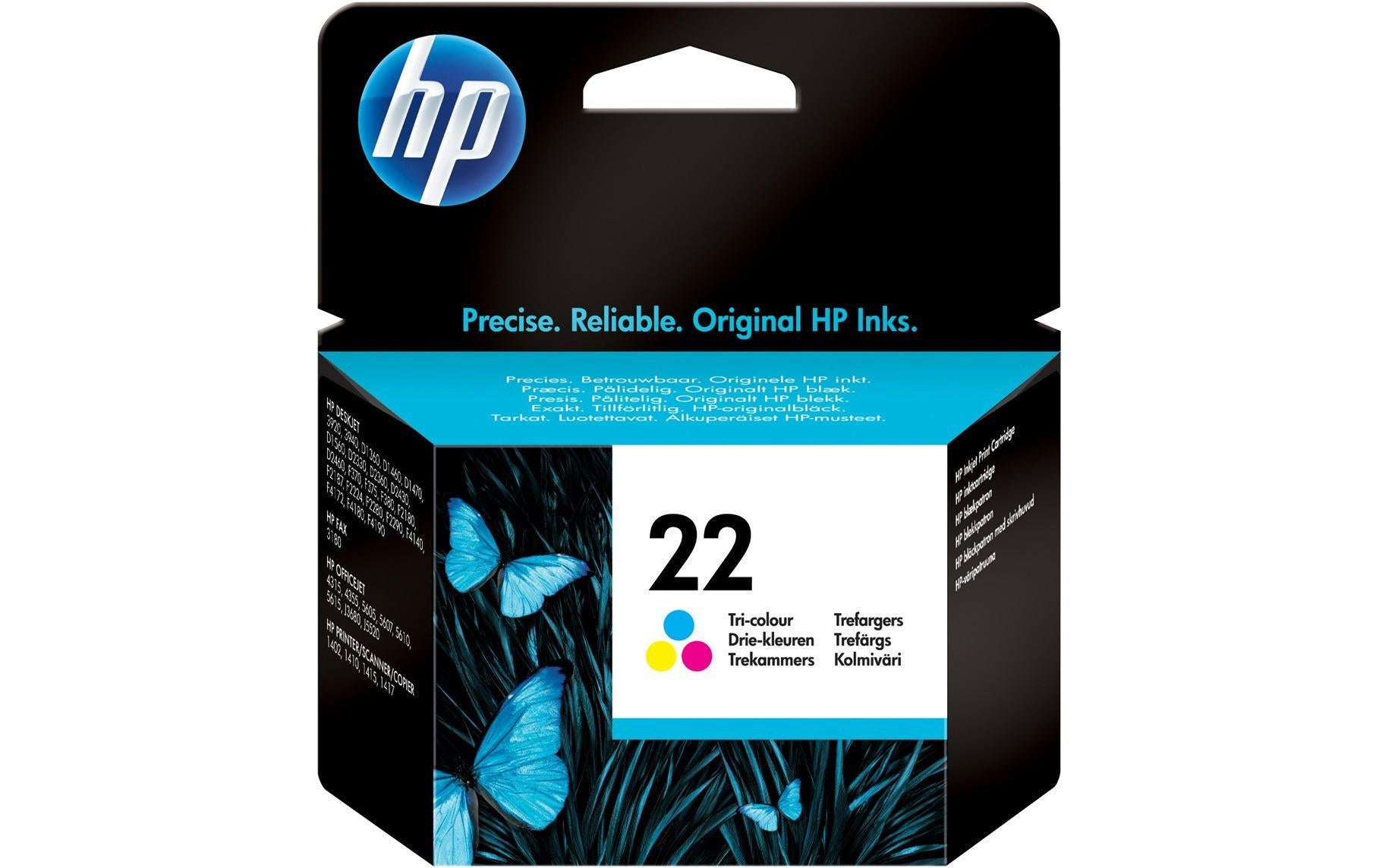 HP Tintenpatrone 22 – für Inkjetdrucker/Multifunktionsgeräte