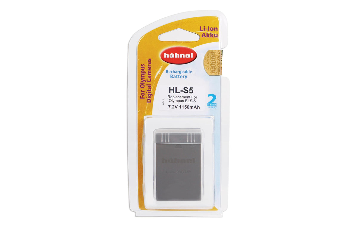 Hahnel HL-S5 Ersatzakku – Lithium-Ion, 1150 mAh, 7,2 V – für Olympus BLS-5