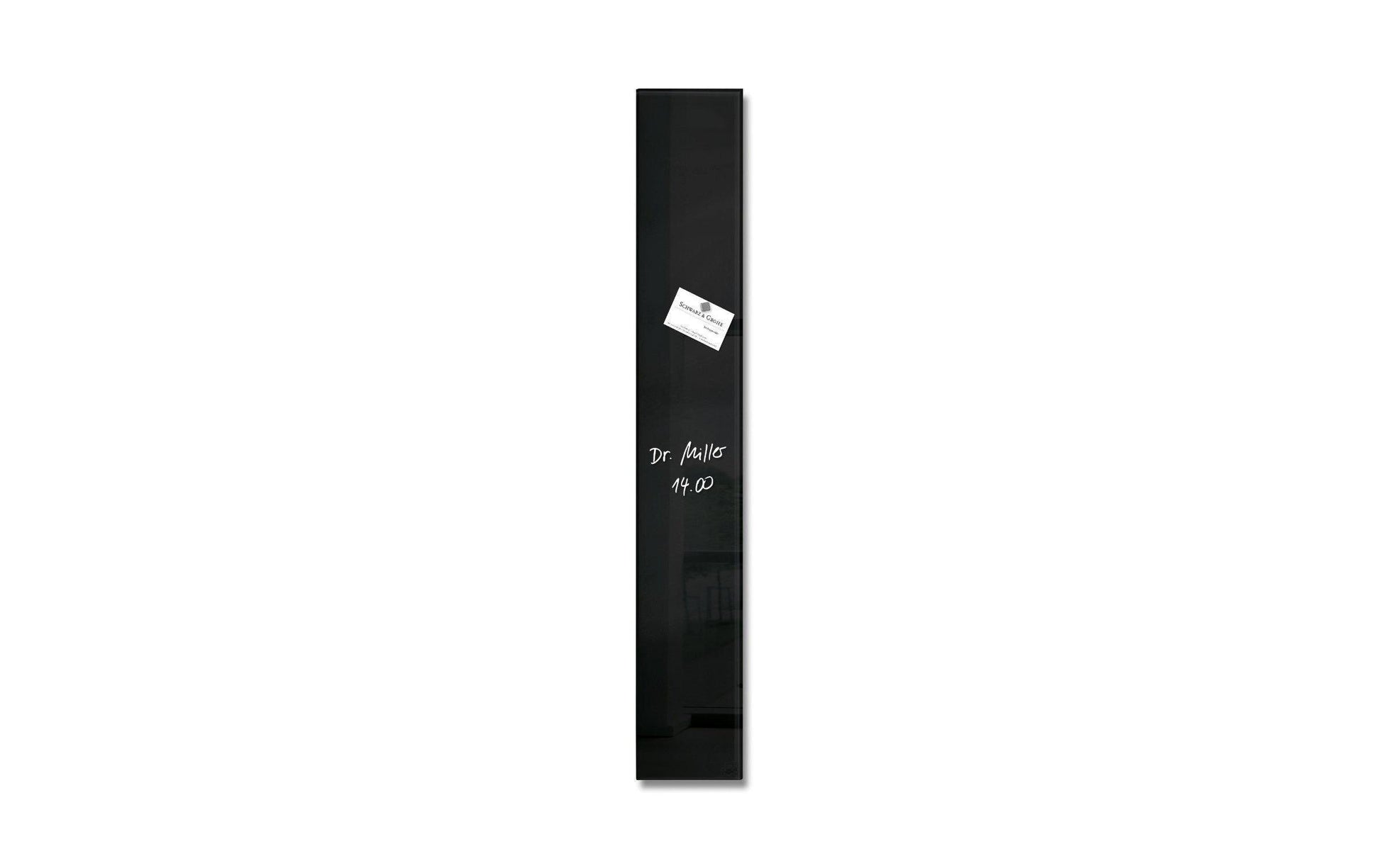 Sigel Whiteboard – 12 × 78 cm, Glas, magnetisch, Wandmontage, inkl. SuperDym Magnetwürfel, Montagesatz