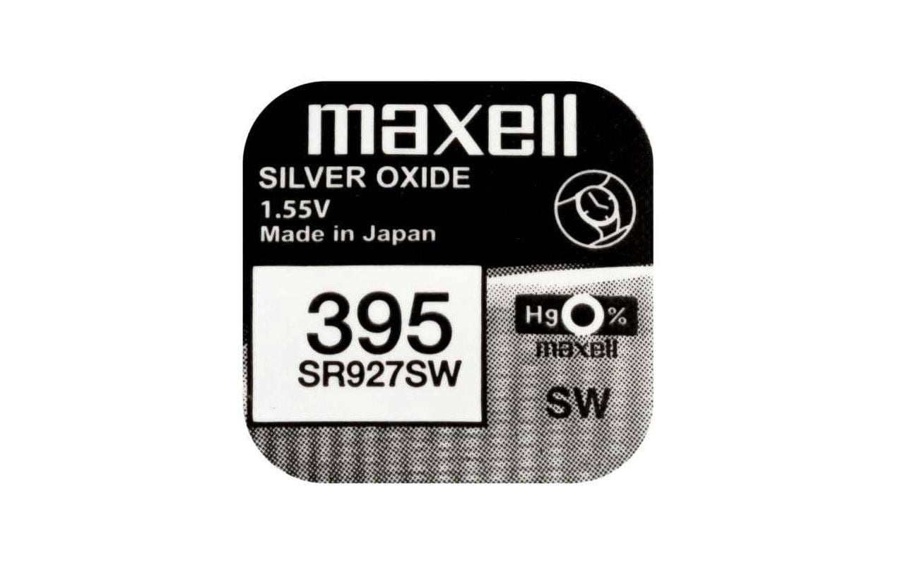 Maxell Knopfzellen SR927SW, Silberoxid, 1,55 V – 10 Stk.