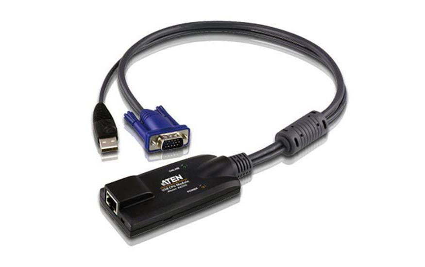 ATEN KA7570 KVM-Adapter – VGA/USB zu KVM-Switch, 1600 × 1200, 0,2 m – für PC (VGA, USB)
