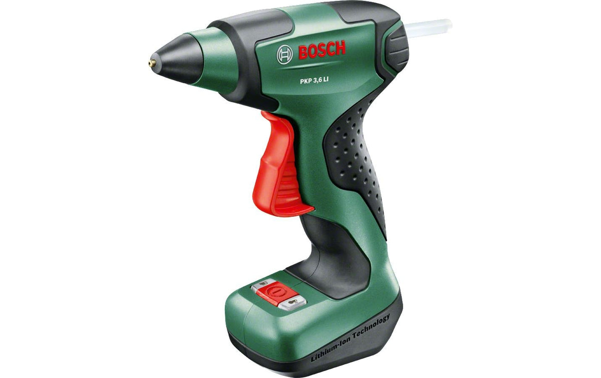 Bosch PKP 3.6 LI Heissklebepistole – 3,6 V – Stiftdurchmesser Ø 7 mm – 1,5 Ah & Ladegerät