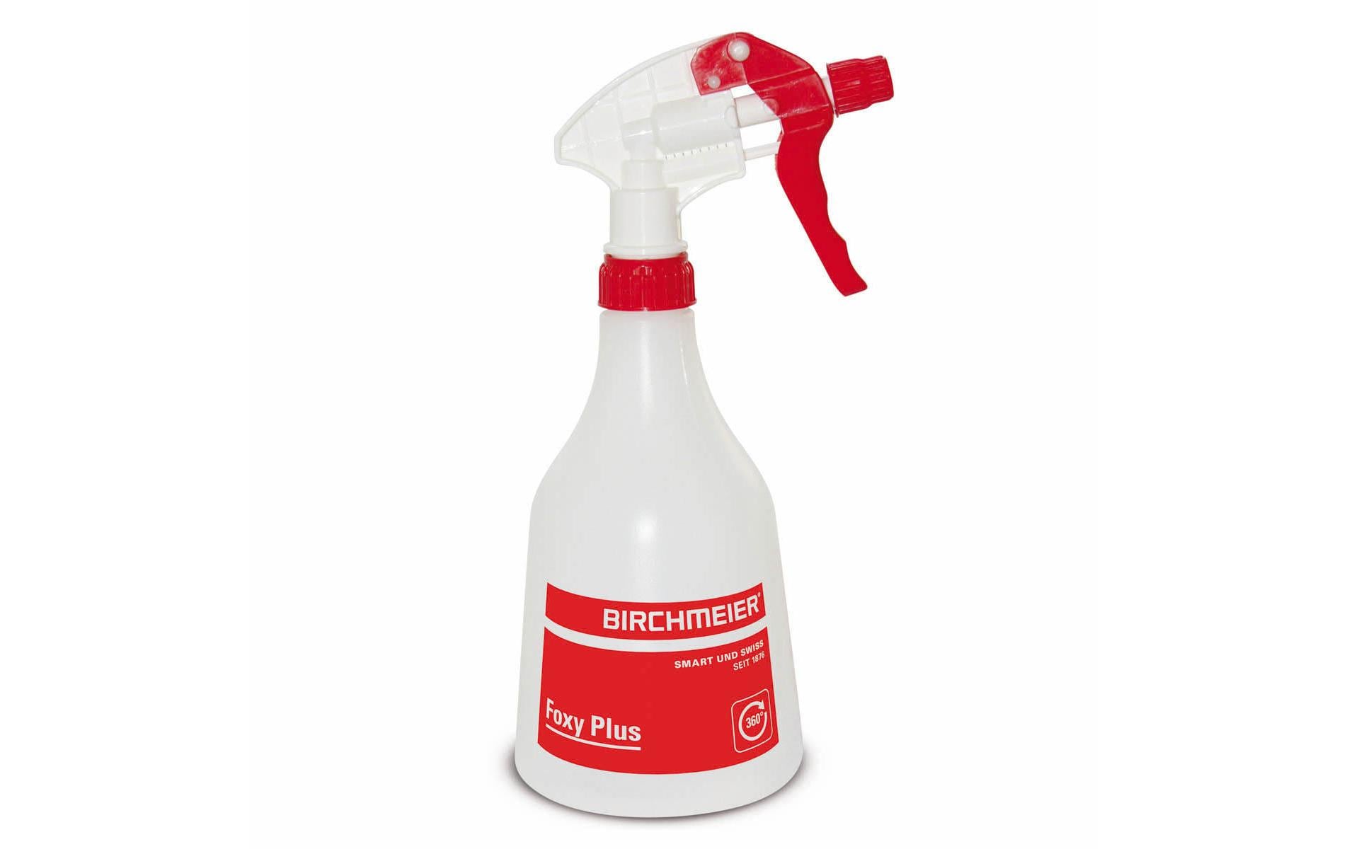 Birchmeier Drucksprüher Foxy Plus – 0,5 l – Kunststoff – Transparent/Rot/Weiss