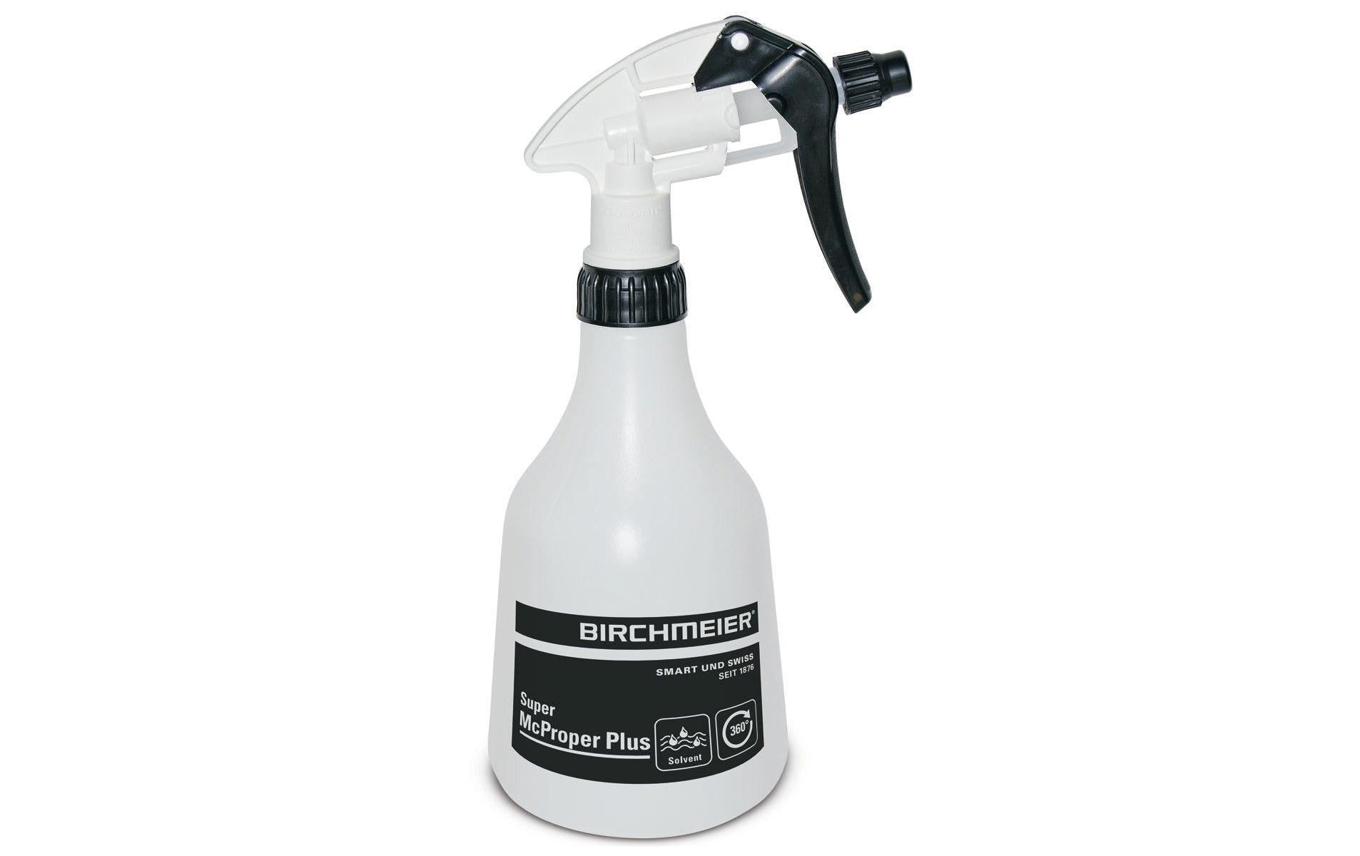 Birchmeier Drucksprüher Super McProper Plus – 0,5 l, Kunststoff, transparent, schwarz, weiss