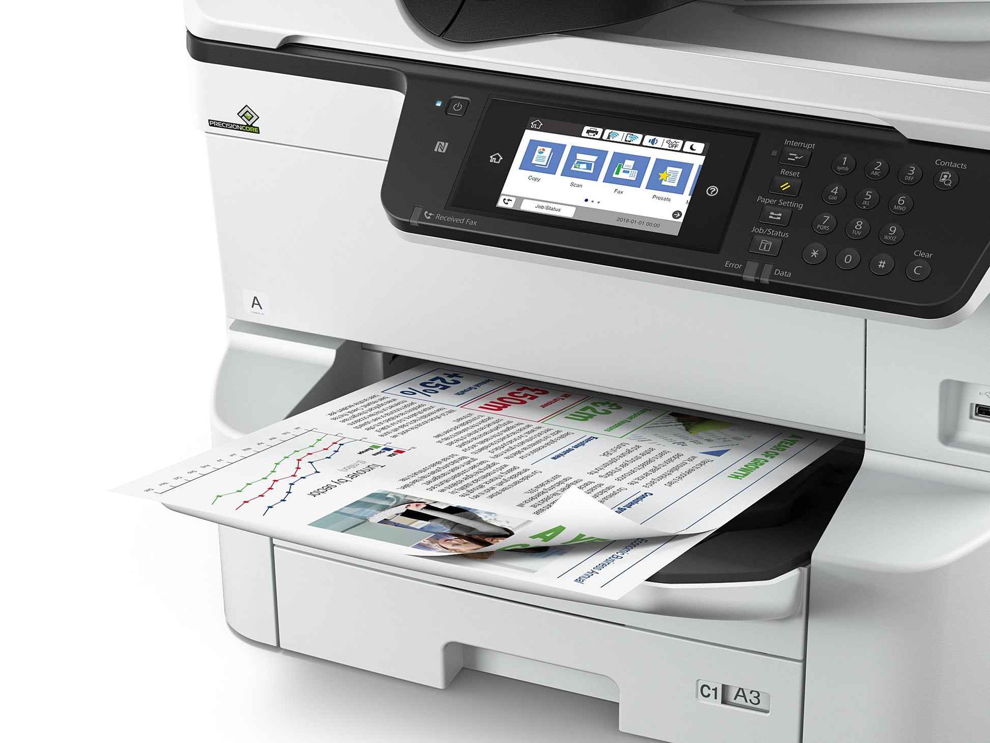 Epson WorkForce Pro WF-C8690DTWF – Farbiges Tintenstrahl-MFP