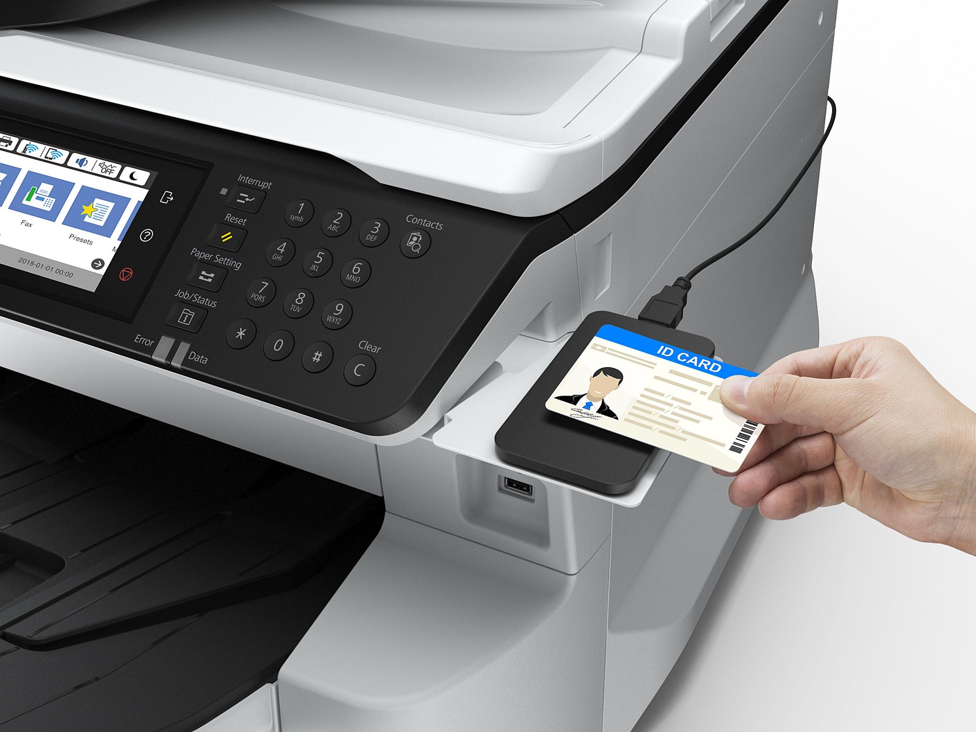 Epson WorkForce Pro WF-C8690D3TWFC – Farbiges Tintenstrahl-MFP A3, 3-in-1 – USB/LAN/WLAN – 24 ppm S/W